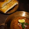 Pav Bhaji, part of the Indian street food tasting menu at Tajnuma, Agra
