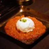 Banarasi Tamatar ki Chaat with Burrata, Methi Mathi at Tajnuma, Agra