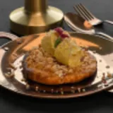 Mawa Sheermal with Malai Kulfi & Toasted Nuts at Tajnuma, Agra