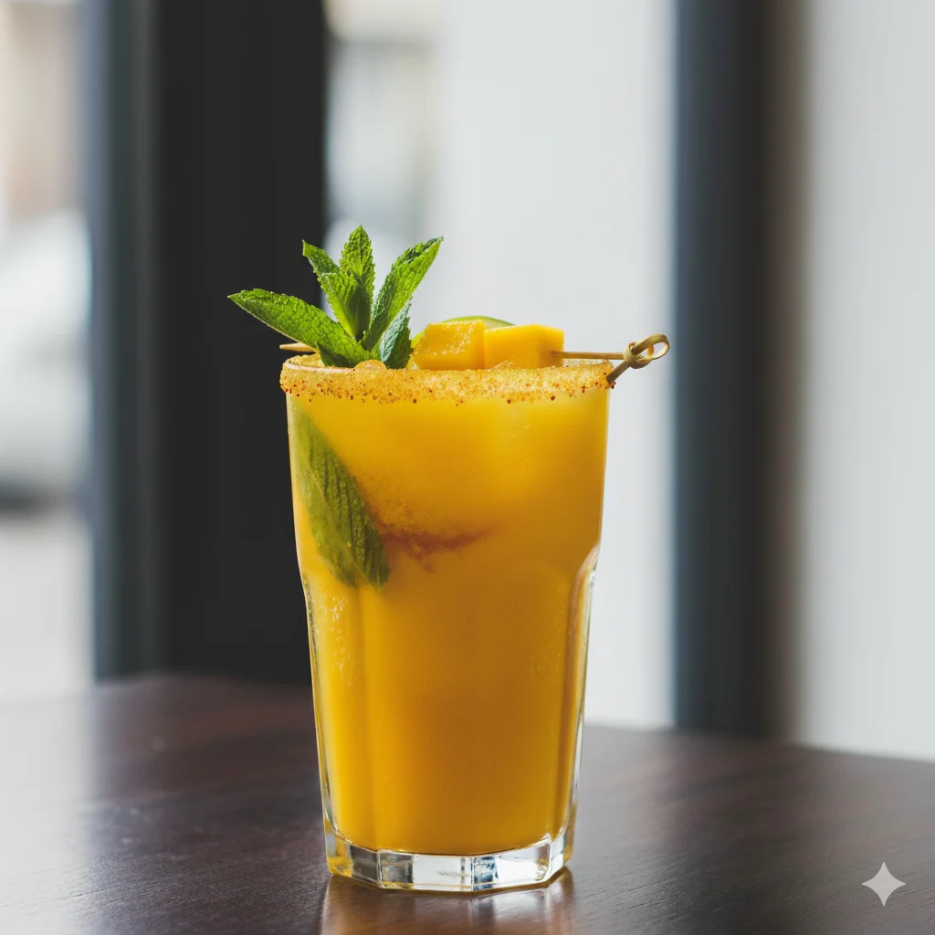 Mango served at Tajnuma, Agra