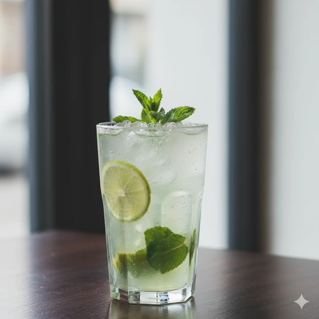 Mojito served at Tajnuma, Agra