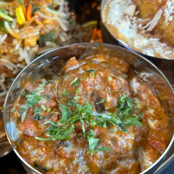 Meat Ball at Tajnuma, Agra