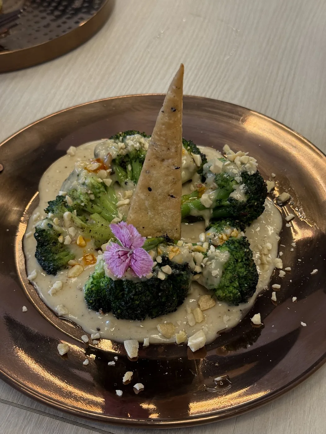 Signature Mughlai vegetarian dish at Tajnuma, Agra